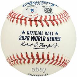 Sale! Walker Buehler Autographed 2020 World Series Baseball Dodgers Beckett