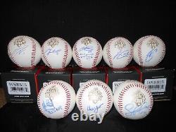 Salvador Perez + 7 Single Signed 2015 World Series Baseballs K. C. Royals-sale