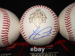 Salvador Perez + 7 Single Signed 2015 World Series Baseballs K. C. Royals-sale