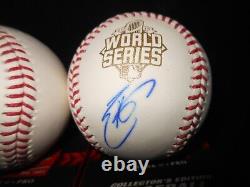 Salvador Perez + 7 Single Signed 2015 World Series Baseballs K. C. Royals-sale