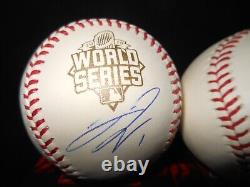 Salvador Perez + 7 Single Signed 2015 World Series Baseballs K. C. Royals-sale