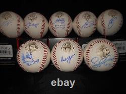 Salvador Perez + 7 Single Signed 2015 World Series Baseballs K. C. Royals-sale