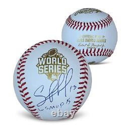 Salvador Perez Autographed 2015 World Series MVP Signed Baseball Beckett COA