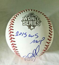 Salvador Perez / K. C. Royals / Autographed 2015 World Series Oml Baseball / Jsa