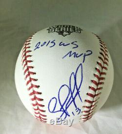 Salvador Perez / K. C. Royals / Autographed 2015 World Series Oml Baseball / Jsa