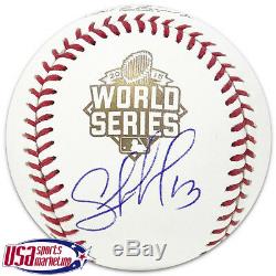 Salvador Perez Royals Signed Autographed 2015 World Series Baseball JSA Auth #4