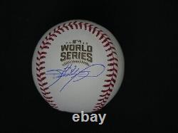 Sammy Sosa Signed Official 2016 World Series Baseball With Jsa Coa