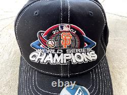 San Francisco GIANTS 2002 World Series Champions New Era Locker Room Hat ERROR