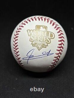 San Francisco Giants Edgar Renteria Signed 2010 World Series Baseball Jsa Coa