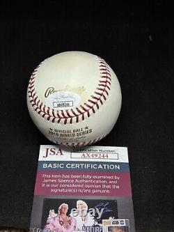 San Francisco Giants Edgar Renteria Signed 2010 World Series Baseball Jsa Coa