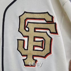 San Francisco Giants Men Jersey Gold XL Majestic World Series Buster Posey 28