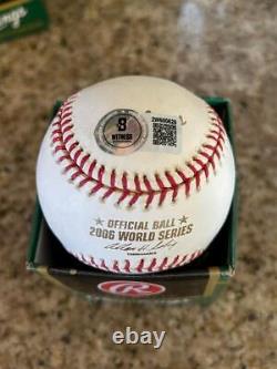 So Taguchi St Louis Cardinals Rare 2006 Ws World Series Signed Baseball Bas Coa