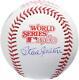 Steve Carlton Philadelphia Phillies Autographed 1980 World Series Logo Baseball