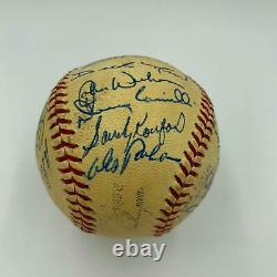 Stunning 1963 Los Angeles Dodgers World Series Champs Team Signed Baseball JSA