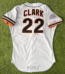 Team Issued Will Clark San Francisco Giants 1989 World Series Baseball Jersey 46