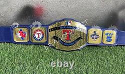 Texas Rangers Championship World Series 2023 Champion Belt 2mm Brass