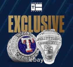 Texas Rangers Lonestar Member World Series Ring (Season Ticket Holder)