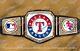 Texas Rangers Mlb World Series Championship Belt Adult Size 2mm Brass