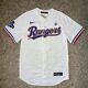 Texas Rangers Mens White 2023 World Series Gold Collection Marcus Semien #2 Sm