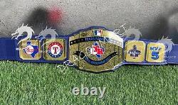 Texas Rangers World Series 2023 Champion Championship Belt Adult Size 2mm Brass