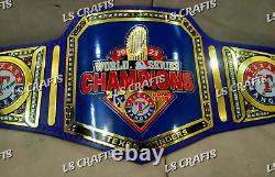 Texas Rangers World Series 2023 Championship Belt 2MM Brass