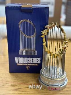 Texas Rangers World Series 2023 Replica Trophy SGA 4/10/2024