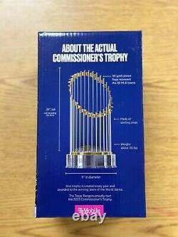 Texas Rangers World Series 2023 Replica Trophy SGA 4/10/2024