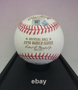 Theo Epstein Chicago Cubs World Series Champs Signed Baseball with Inscribed LE