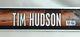 Tim Hudson Game-used Locker Name Plate Tag 2014 World Series Yr Giants Baseball