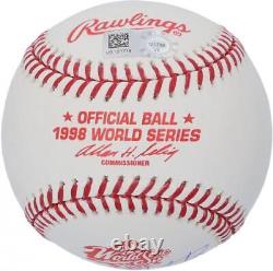 Tino Martinez NY Yankees Signed 1998 World Series Baseball & 98 WS Champs Insc