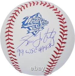 Tino Martinez NY Yankees Signed 1999 World Series Baseball & 99 WS Champs Insc