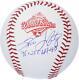 Tino Martinez Yankees Signed 1996 World Series Baseball & 96 Ws Champs Insc