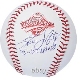 Tino Martinez Yankees Signed 1996 World Series Baseball & 96 WS Champs Insc