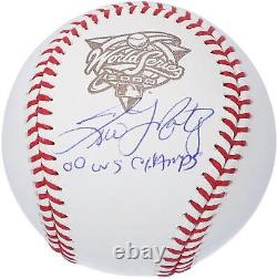 Tino Martinez Yankees Signed 2000 World Series Baseball & 00 WS Champs Insc