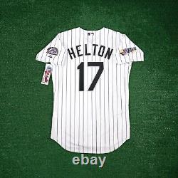 Todd Helton 2007 Colorado Rockies Authentic Home White World Series Jersey
