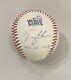 Tommy Edman Signed Auto 2024 World Series Baseball 24 Ws Champ Insc Tri-star