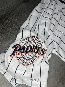 Tony Gwynn San Diego Padres 1998 World Series Home White Jersey Men's Size Large