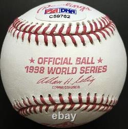 Tony Gwynn Signed 1998 World Series Baseball, PSA COA
