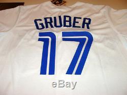 Toronto Blue Jays Kelly Gruber Signed MLB Baseball 92 World Series Champs Jersey