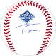 Trea Turner Autographed 2019 World Series Logo Baseball Nationals Beckett 234068