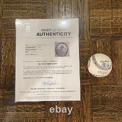 Trea Turner Autographed Baseball Special Edition World Series Beckett LOA