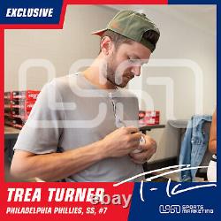 Trea Turner Nationals Signed Inscribed 2019 World Series Baseball USA SM BAS