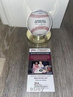 Trey Mancini Signed Auto 2022 World Series Baseball Houston Astros Champ JSA COA