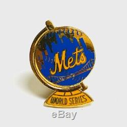 VINTAGE 1973 MLB NEW YORK METS WORLD SERIES BASEBALL PRESS PIN by BALFOUR