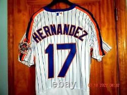 VINTAGE 1986 Mitchell & Ness KEITH HERNANDEZ NEW YORK METS JERSEY, SZ LARGE