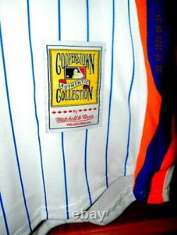 VINTAGE 1986 Mitchell & Ness KEITH HERNANDEZ NEW YORK METS JERSEY, SZ LARGE