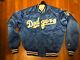 Vtg 80s 90s La Dodgers Diamond Collection Blue Starter Button Baseball Jacket L