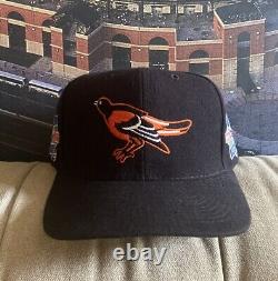 VTG Baltimore Orioles MLB World Series ANNCO Wool Snapback Cap Hat 90s