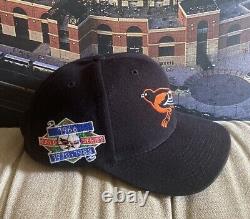 VTG Baltimore Orioles MLB World Series ANNCO Wool Snapback Cap Hat 90s