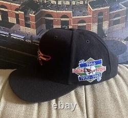 VTG Baltimore Orioles MLB World Series ANNCO Wool Snapback Cap Hat 90s